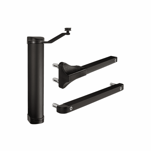 LOCINOX LION-9005 Compact Retro Hydraulic Gate Closer Silv