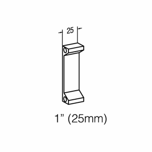 LOCKNETICS CSLE-1 Cs Series Lip Extension-1" CSLE1 CSLE 1