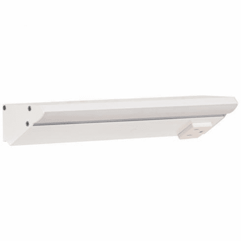 LP10-T6R5W-WWT 10-1/2" 500 Lm/ft RM Series Lighted Power Strip, White Receptacles/White Finish, 2700K-5000K Tunable-White