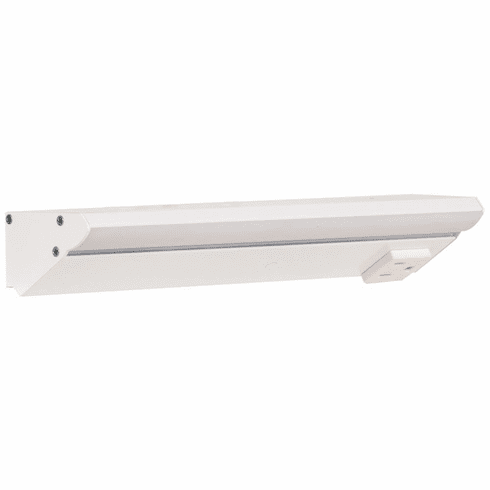 LP10HR3NDWWT40 10-1/2" 300 Lumen Remote Power RM Lighted Power Strip, White Finish, White Receptacles, 4000K Cool White
