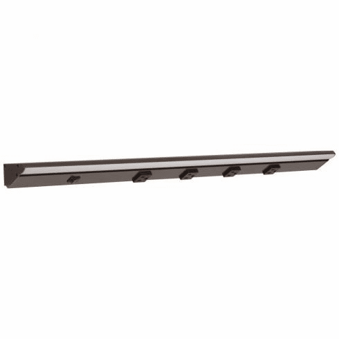 LP30QD10NDBBZ40 30-1/2" 1000 Lumen Direct Voltage DV Lighted Power Strip, Bronze Finish, Black Receptacles, 4000K Cool White