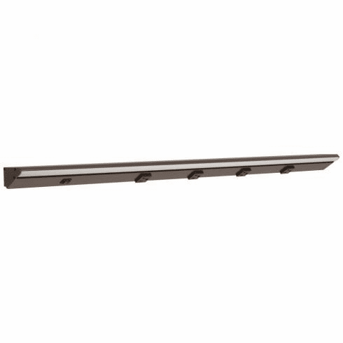 LP36QD12NDBBZ50 36-1/2" 1200 Lumen Direct Voltage DV Lighted Power Strip, Bronze Finish, Black Receptacles, 5000K Daylight White