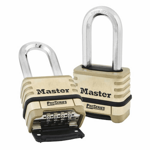 MASTER 1175LH Resettable Combo Locks - 2-1/16 Shackle