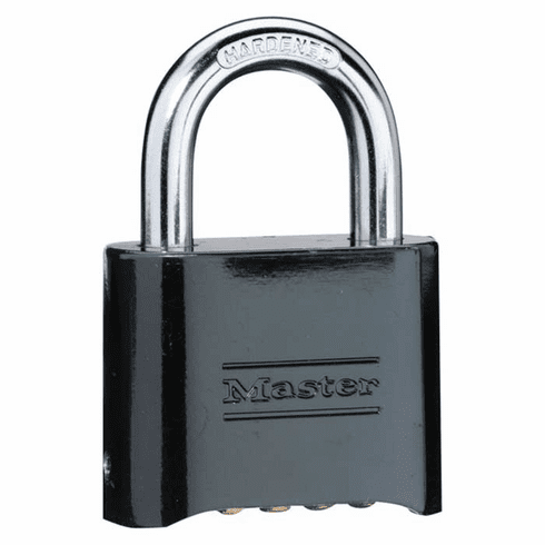 MASTER 178D Mstr 2 Black Set-Your-Own Combo Padlock
