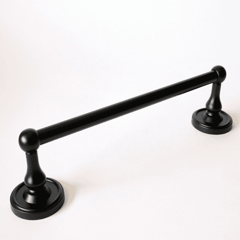 Midtowne 24" Towel Bar Black by Rusticware 8224BLK