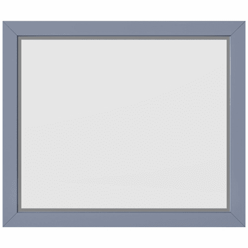 Jeffrey Alexander MIR2CAD-33-BS 33" W x 1" D x 28" H Blue Steel Cade mirror