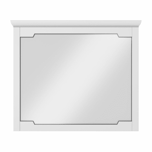 MIR2CHA-40-WH 40" W x 1-1/2" D x 34" H White Chatham mirror