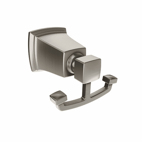 MOEN Y3203BN Brush Nickel Bdwlk Dbl Robe Hook
