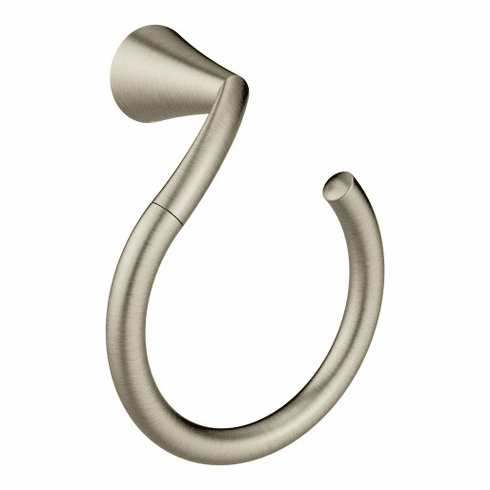 MOEN YB2386BN Glyde Towel Ring Brushed