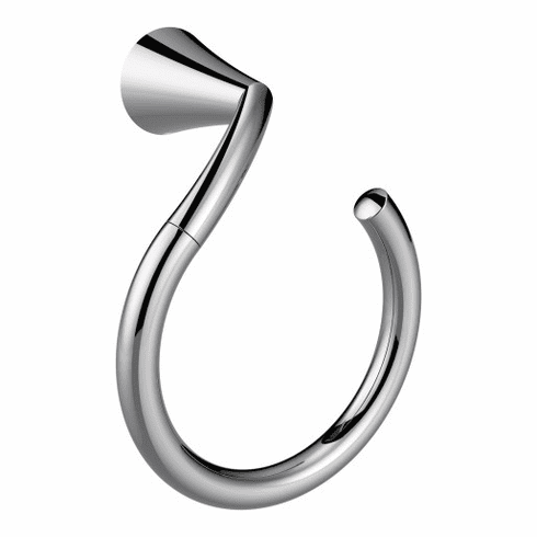 MOEN YB2386CH Glyde Towel Ring Chrome