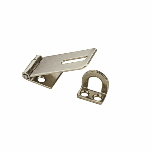 NATIONAL N102-053 Natl 1-3/4 Safety Hasp - Steel Brass