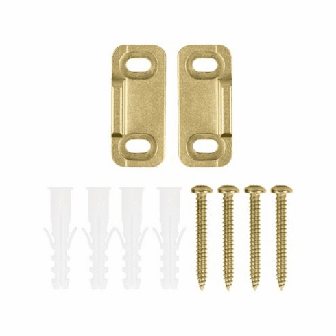 NATIONAL N700-113 Dbl Floor Guide Brushed Gold