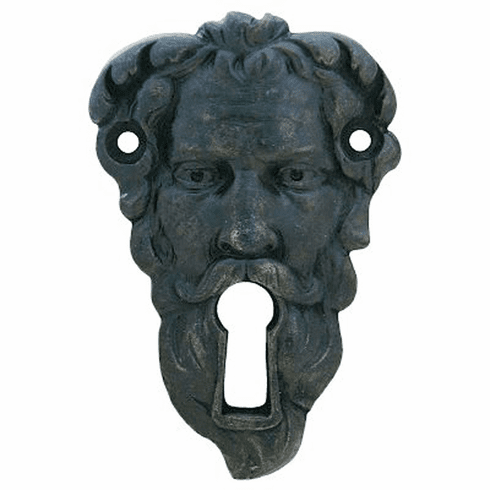 NHE-518-DB Sentinel Escutcheon Dark Brass 1-3/4" w x 2-1/2" h 1/4" Proj Chateau Collection by Notting Hill