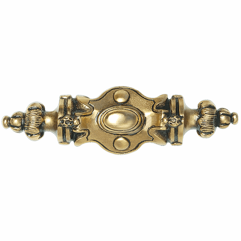 NHK-212-SG Pembridge Knob 24K Satin Gold 3-1/8" x 3/4" 1-3/8" Proj King's Road Collection by Notting Hill