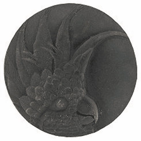 NHK-327-DB-L Cockatoo Knob Dark Brass (Large - Left side) 2" Dia 7/8" Proj Tropical Collection by Notting Hill