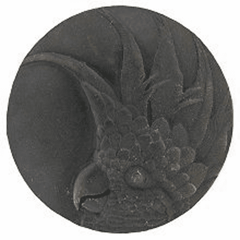 NHK-327-DB-R Cockatoo Knob Dark Brass (Large - Right side) 2" Dia 7/8" Proj Tropical Collection by Notting Hill