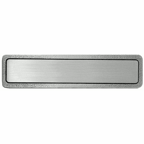 NHP-310-AP Plain Pull Antique Pewter (Custom Engraving Available) 3" CC 4" x 7/8" 7/8" Proj Kitchen ID Collection by Notting Hill