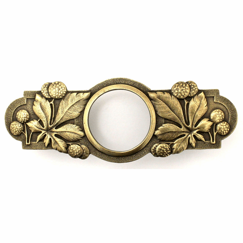 NHP-643-AB Horse Chestnut Pull Antique Brass 3" CC 5" x 1-7/8" 7/8" Proj Period Pieces Collection by Notting Hill