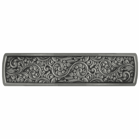 NHP-659-AP Saddleworth Pull Antique Pewter 3" CC 3-7/8" x 7/8" 7/8" Proj Classic Collection by Notting Hill