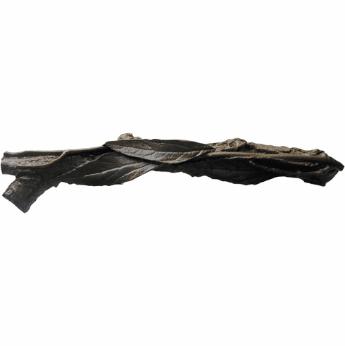 NHP-672-DB-L Leafy Branch Pull Dark Brass (Left side) 3" CC 5" x 7/8" 1-1/8" Proj Woodland Collection by Notting Hill