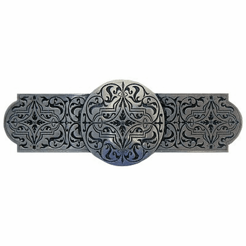 NHP-673-BP Renaissance Etch Pull Brilliant Pewter 3" CC 4" x 1-1/2" 7/8" Proj Classic Collection by Notting Hill