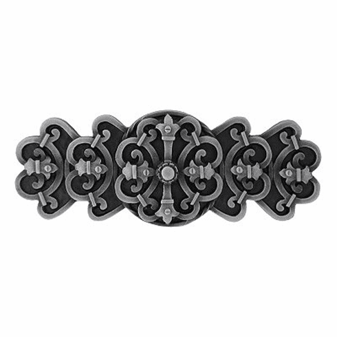 NHP-676-AP Chateau Pull Antique Pewter 3" CC 4-1/8" x 1-5/8" 7/8" Proj Chateau Collection by Notting Hill