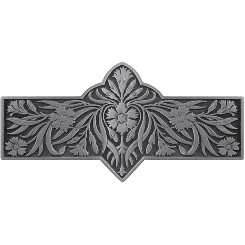 NHP-678-AP Dianthus Pull Antique Pewter 3" CC 4-3/8" x 2-1/4" 7/8" Proj English Garden Collection by Notting Hill