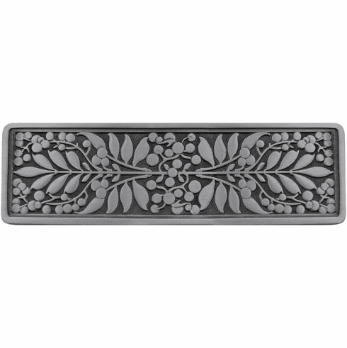 NHP-679-AP Mountain Ash Pull Antique Pewter 3" CC 4-3/8" x 1-3/8" 7/8" Proj English Garden Collection by Notting Hill