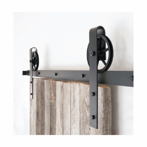 NINGBO FTSK-BL-8C 8 Ft Black Flat Track W/ Spoke Wheel