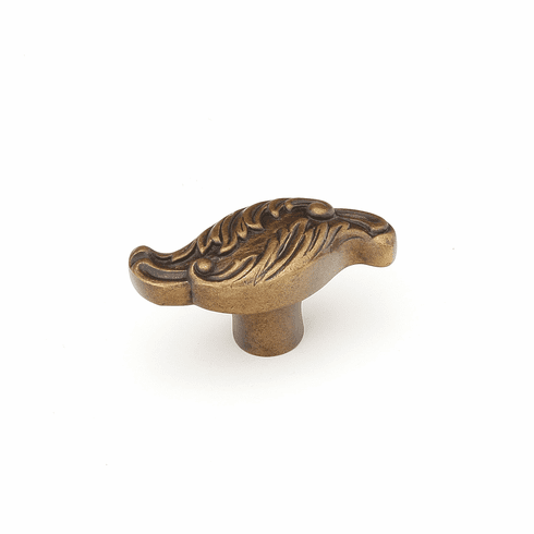 Schaub 996-DIA Cantata, Oblong Knob, with wave designs in Dark Italian Antique Finish