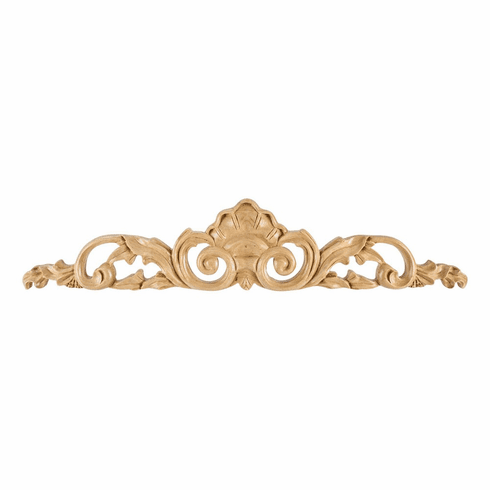 ONL-01-20MP 20" x 3/4" x 4" Hand Carved Shell Onlay. Species: Maple
