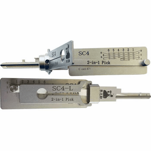 ORIGINAL OL-SC4-L-R-AG Orig Lishi Bundl For Sc4 Sch Series Lock