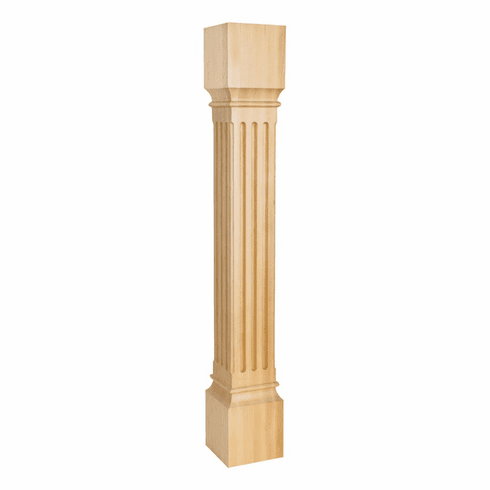Hardware Resources P27CH 5" x 5" x 35-1/2" Fluted Post  Species: Cherry
