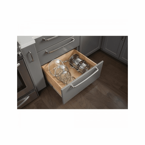 Hardware Resources PEG-PO Accessory Pot Organizer for Peg Board System, Holds Up to 5 Pots or/and Pans