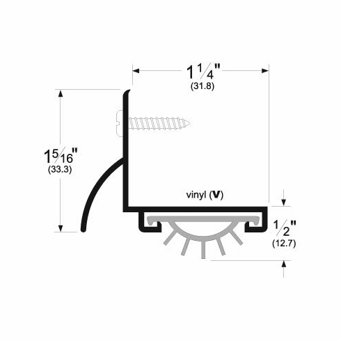 PEMKO 210AV-36 36" Door Bottom