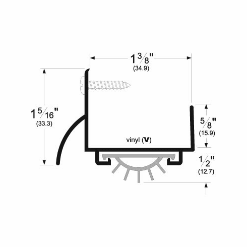 PEMKO 215AV-48 Door Bottom