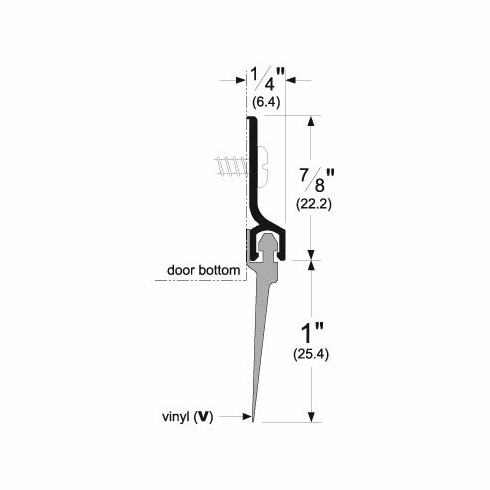 PEMKO 307AV-36 Door Bottom Sweep 307AV36 307AV 36