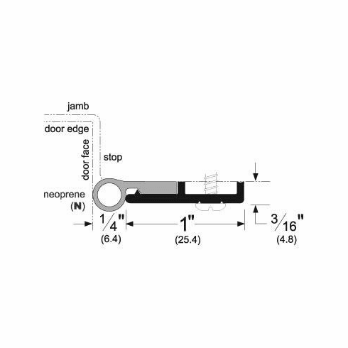 PEMKO 319CN-36X84 Weatherstripping
