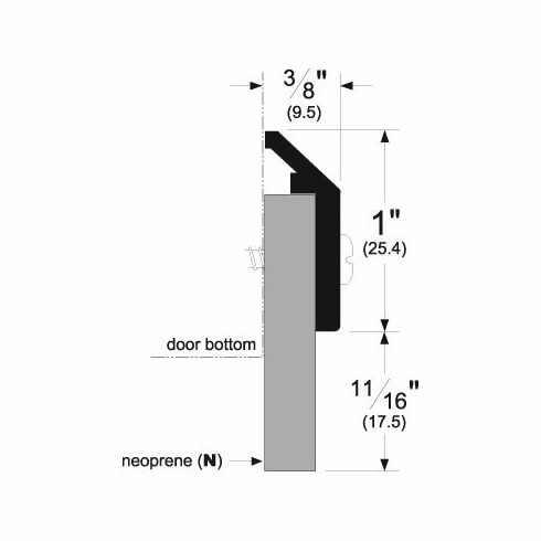 PEMKO 368CN-36 36" Door Sweep