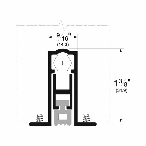 PEMKO 411ARL-48 Automatic Door Bottom