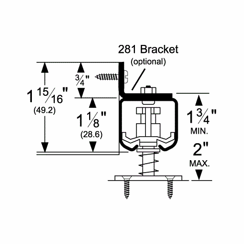 PEMKO PC2815 Husky Sidewall Bracket 5-Pack