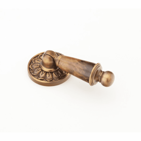 Schaub 989-PEN-ED Tiger Penshell,Brass Pendant Pull with Penshell Inlay in Estate Dover