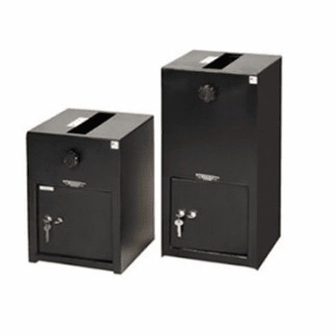 PERMAVAULT PV-814-C Perma-Vault Black Rotary Hopper Dep
