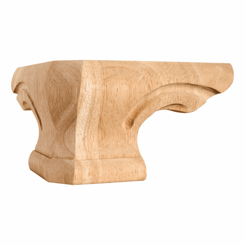 PFC-OK 6-3/4" x 6-3/4" x 4" Rounded Pedestal Foot Corner