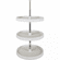 Hardware Resources PLSR2318 18" Diameter Round Plastic Lazy Susan Set with Twist and Lock Adjustable Pole.  Includes 3 Shelves, 1 Mounting Pole, Mou