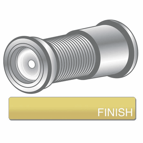 PRO-LOK EDV-130-PB Door Viewer 160 Degrees 1 Brass