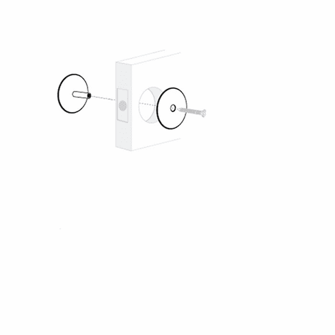 PRO-LOK EHC-100-C 2-5/8 Hole Cover Chrome