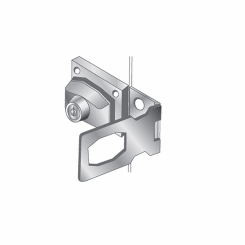 PRO-LOK ELK-110-KA Chrome Hasp Lock 4-1/2 Ka671