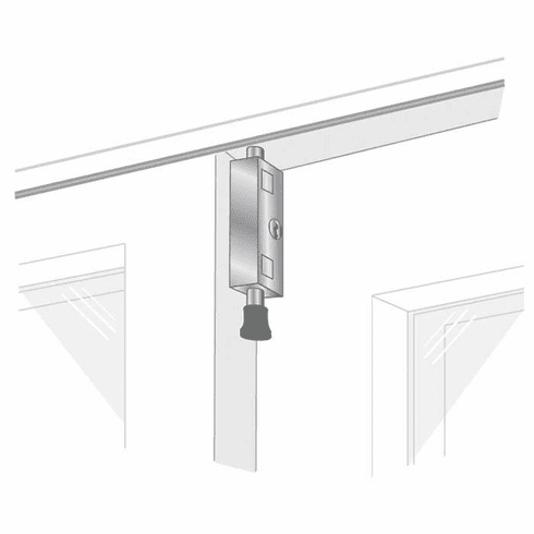 PRO-LOK EPL-106-AL Patio Door Lock-Keyed Lg Rectangle Alum
