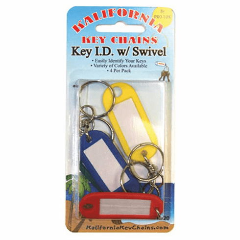 PRO-LOK K820 Kalkey Id W/ Swivel 4/Cd